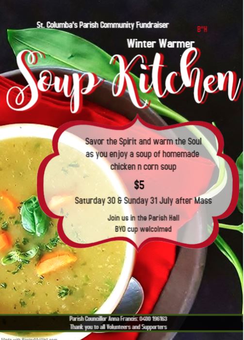 Soup Kithen 30/31st of July after Mass